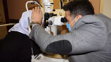 Gözünde tümör bulunan Iraklı hasta Şanlıurfa'da sağlığına kavuştu