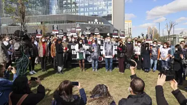 Ankara'da hekimler uzun çalışma saatlerini protesto etti