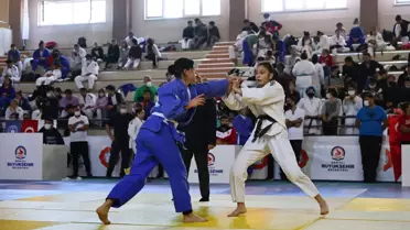 Denizli'de 5. Cumhuriyet Judo Kupası müsabakaları yapıldı