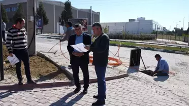 Salihli OSB'de alt yapı çalışmaları devam ediyor