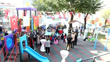 Eyüpsultan'da Güzeltepe Kavaklı Sokak Parkı açıldı