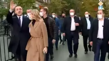Gürcistan'da iktidar partisi yerel seçimlerin ikinci turu öncesi son kez meydanlara indi