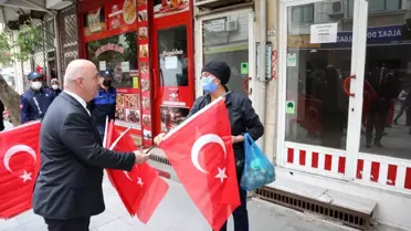 Darıca, Türk bayraklarıyla süslendi