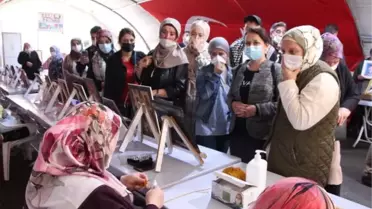 GURBETÇİLERDEN EVLAT NÖBETİNDEKİ AİLELERE ZİYARET