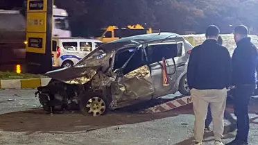 Kırıkkale'de meydana gelen iki ayrı trafik kazasında 8 kişi yaralandı