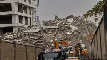 Son dakika haberi... Nijerya'da çöken 21 katlı binada ölü sayısı 14'e çıktı