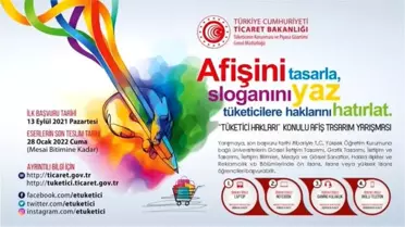 'Tüketici Hakları' konulu afiş tasarım yarışmasına davet