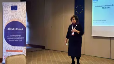 Cinsiyet eşitliğin izlenmesi projesinde atölye çalışması
