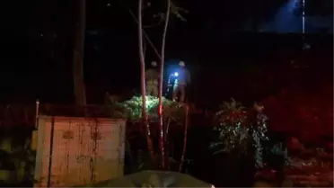 ŞİŞLİ'DE ÇADIRDA GAZ SIKIŞMASI NEDENİYLE PATLAMA - 1
