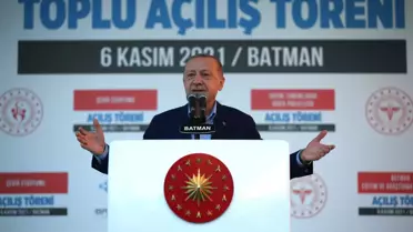Son dakika haberi... Cumhurbaşkanı Erdoğan, Batman'da toplu açılış töreninde konuştu: (3)