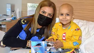 Polis lösemili çocukları unutmadı