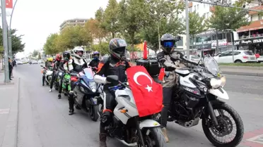 Batman Motosiklet Tutkunları Derneği'nden 10 Kasım'a özel kortej