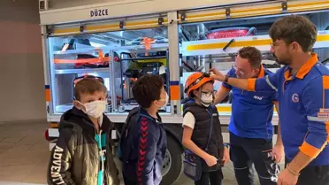 Miniklerden AFAD'a ziyaret