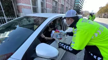 Şişli'de 'Bir Hareketine Bakar Hayat' projesi kapsamında emniyet kemeri denetimi