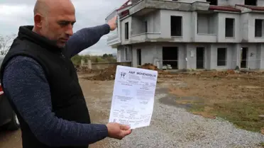 4 yıl önce satın aldığı arsanın bir kısmı yola bir kısmı da belediyeye gitmiş