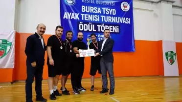 Kestel Belediyesi TSYD Ayak Tenisi Kupası'nda şampiyon belli oldu