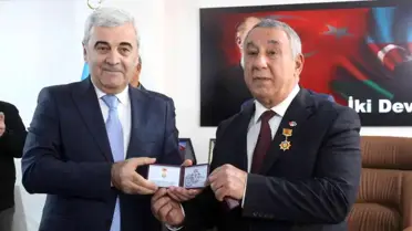 Ünsal Cumhurbaşkanlığı tarafından madalya ile ödüllendirildi