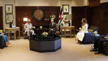 Ürdün Kralı 2. Abdullah, Amman'da İngiltere Veliaht Prensi Charles ile görüştü