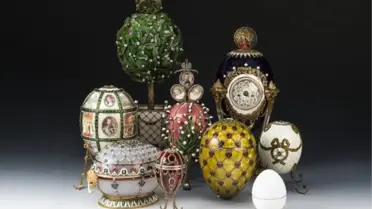 Dünyanın en değerli yumurtaları Faberge'ler, Londra'da sergilenmeye başlandı