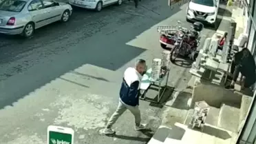 Yankesici kamera görüntülerinden kendini ele verdi