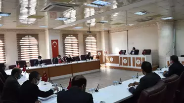 Nusaybin ilçesinde 'Aylık Birim Müdürleri Toplantısı' yapıldı
