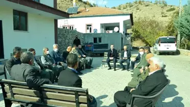 Kaymakam Arslantürk, köylülerle bir araya geldi