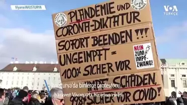 Avusturyalı Protestoculardan 'Özgürlük' Çağrısı