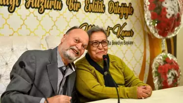 70'lik aşıklar bir ömür mutluluğa 'Evet' dedi