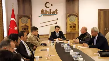 Ahlat'ta 'Kadına Yönelik Şiddetle Mücadele Koordinasyon, İzleme ve Değerlendirme Toplantısı' yapıldı
