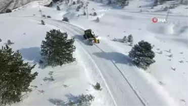 Erzincan'ın yüksek kesimleri beyaza büründü