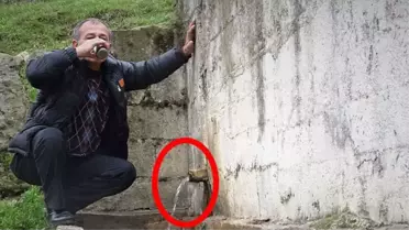 Bu köyde soda çeşmeden akıyor! İçmesi bedava!