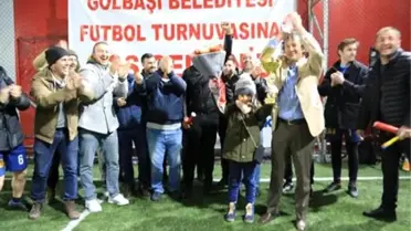 Gölbaşı Belediyesi Basın Turnuvası Şampiyonu AA oldu