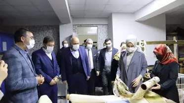 Son dakika haberleri: Kızılcahamam'da geleneksel sof kumaşı üretimi için eğitimler sürüyor
