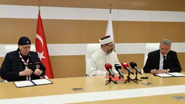 Diyanet İşleri Başkanlığı ile Türkiye İzcilik Federasyonu arasında iş birliği protokolü imzalandı