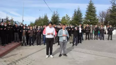 Yalıhüyük'te asker duası yapıldı