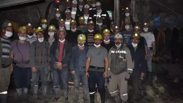 AK Parti'li Mehmet Ali Özkan Soma'da madencilerle buluştu