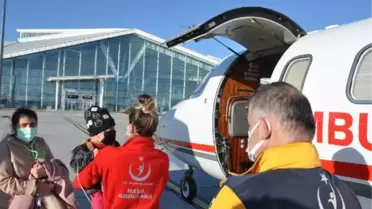 Son dakika haber... AMBULANS UÇAK, 2 YAŞINDAKİ DANYAL İÇİN HAVALANDI