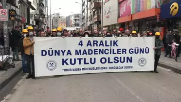 Zonguldak'ta '4 Aralık Dünya Madenciler Günü' kutlandı