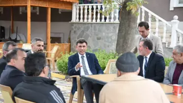 AK Parti Eskişehir İl Başkanı Çalışkan, Sarıcakaya ilçesini ziyaret etti