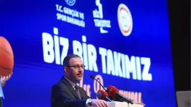 Gençlik ve Spor Bakanı Kasapoğlu, 'Biz Bir Takımız' projesinin programına katıldı Açıklaması