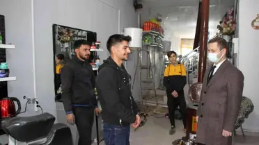 Kaymakam Demirer esnaf ziyareti gerçekleştirdi