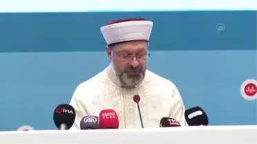 Erbaş: 'Doğru olmayan bilgilerle kurumuzun yıpratılması yanlış ve üzüntü vericidir'
