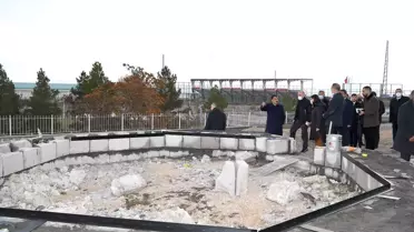 Usta Şagirt Kümbetinde çalışmaları sürüyor