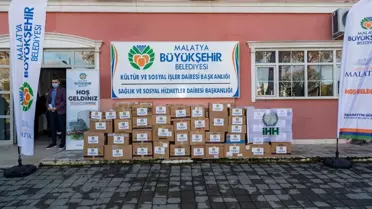 Malatya Büyükşehir İHH üzerinden ihtiyaç sahiplerine ilaç yardımlarını sürdürüyor