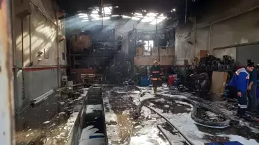 Son dakika haberi: Beypazarı'nda çıkan yangında bir dükkan zarar gördü