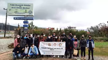 Denizlili öğrenciler Muğla Yerel Tohum Merkezi'ni ziyaret etti