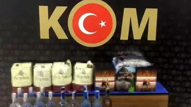 Edirne'de 133 litre sahte alkol ele geçirildi