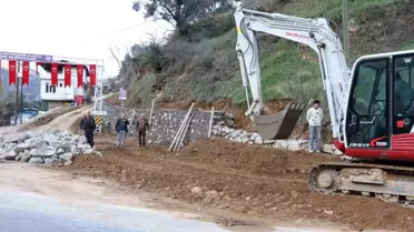 Nazilli Belediyesi'nin Işıklar Mahallesi'ndeki çalışmaları sürüyor