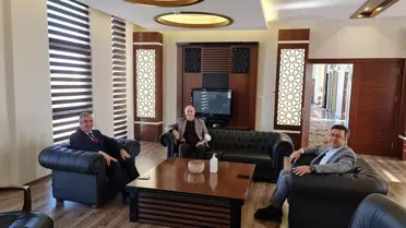 Son dakika haberleri! Tarsus Emniyet Müdürü Ebubekir Fil, Tarsus TSO ile Ticaret Borsası'nı ziyaret etti