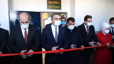 MEB'in projesi kapsamında oluşturulan kütüphanenin açılışı yapıldı